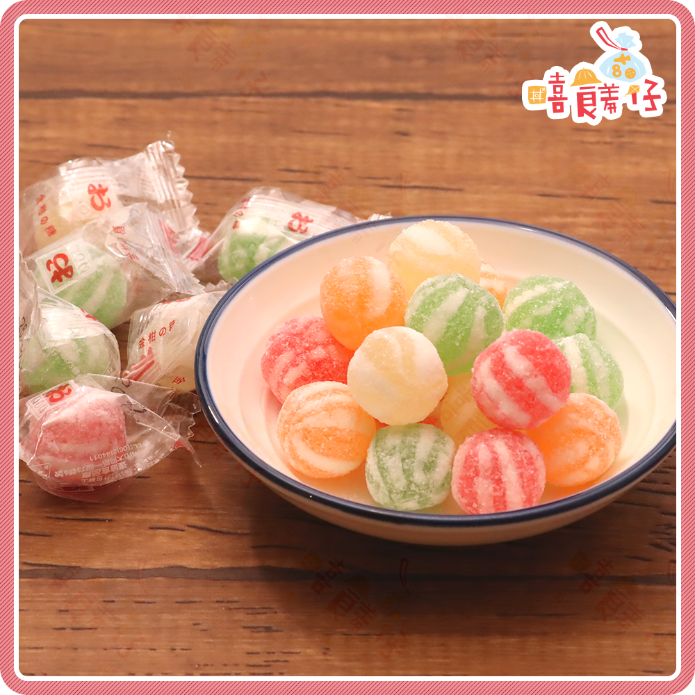 【嘻饈仔現貨】金柑糖 柑仔糖 大玉糖果 日式金甘糖 彈珠糖 彩球糖 雪花糖 西瓜糖 水果糖 喜糖 硬糖 傳統零食 糖果-細節圖2