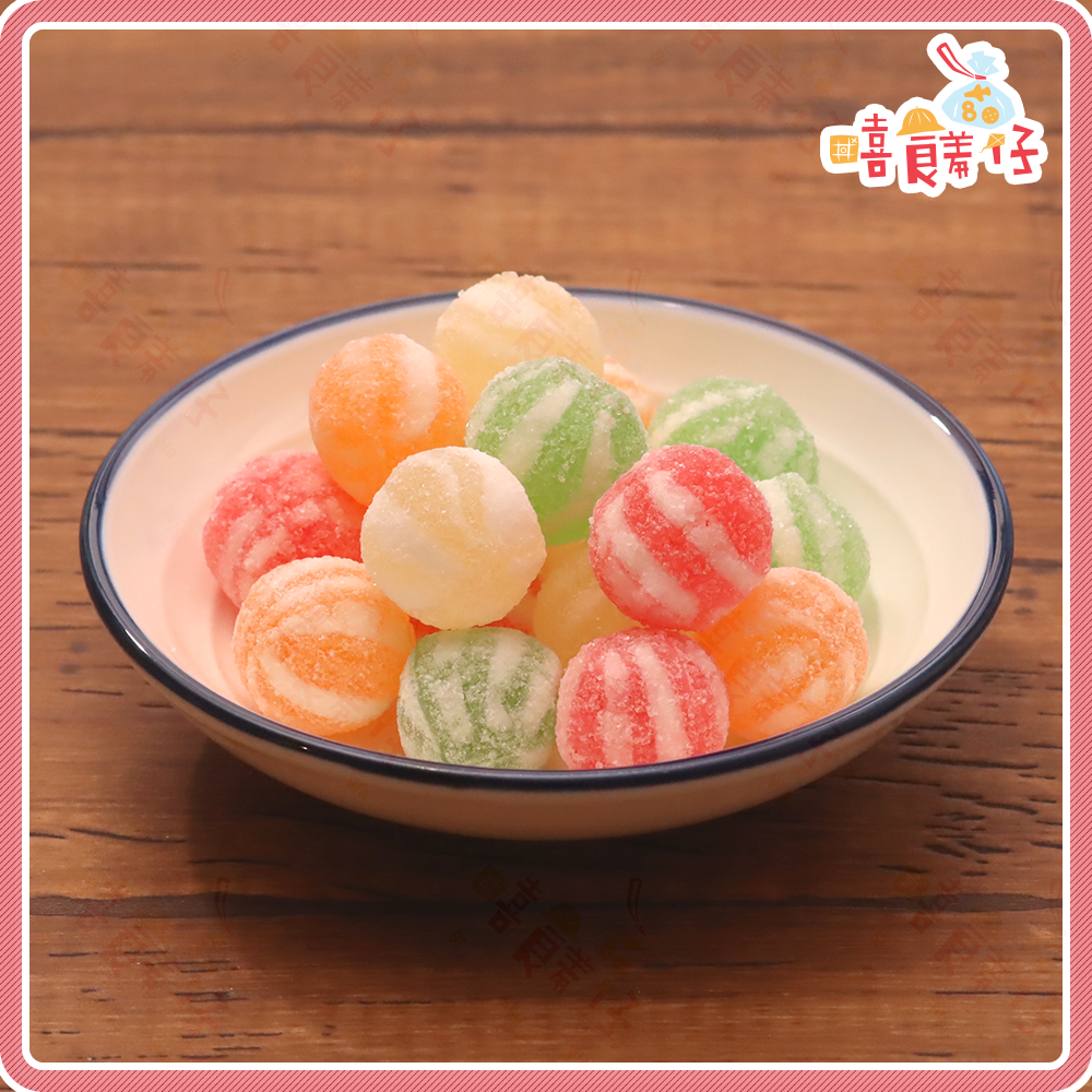 【嘻饈仔現貨】金柑糖 柑仔糖 大玉糖果 日式金甘糖 彈珠糖 彩球糖 雪花糖 西瓜糖 水果糖 喜糖 硬糖 傳統零食 糖果-細節圖3