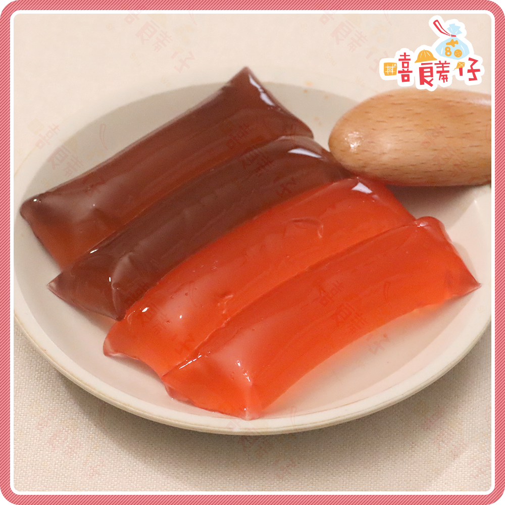 嘻饈仔現貨】一米特果凍 寒天QQ 果凍條 水果吸果凍 葡萄果凍 草莓果凍 Jelly 全素 宜蘭名產 素食零食 果凍-細節圖2