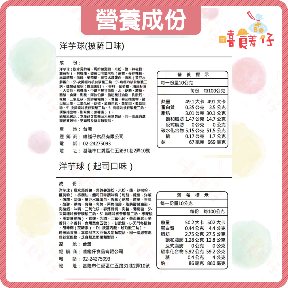 【嘻饈仔現貨】古早味洋芋球 披薩味/起司味 看到形狀就想起的味道 九福馬鈴薯餅乾 團購最夯零食 懷舊復古餅乾-細節圖4