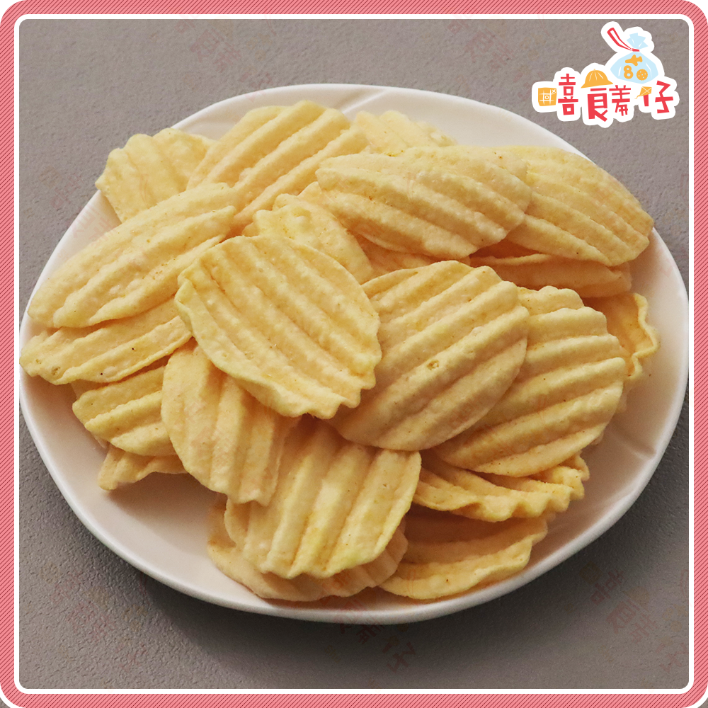 【嘻饈仔現貨】厚切波浪洋芋片｜古早味零食（海苔/沙茶/烤雞）餐廳餅乾 熱銷必買餅乾 團購首選 古早味零食-細節圖2