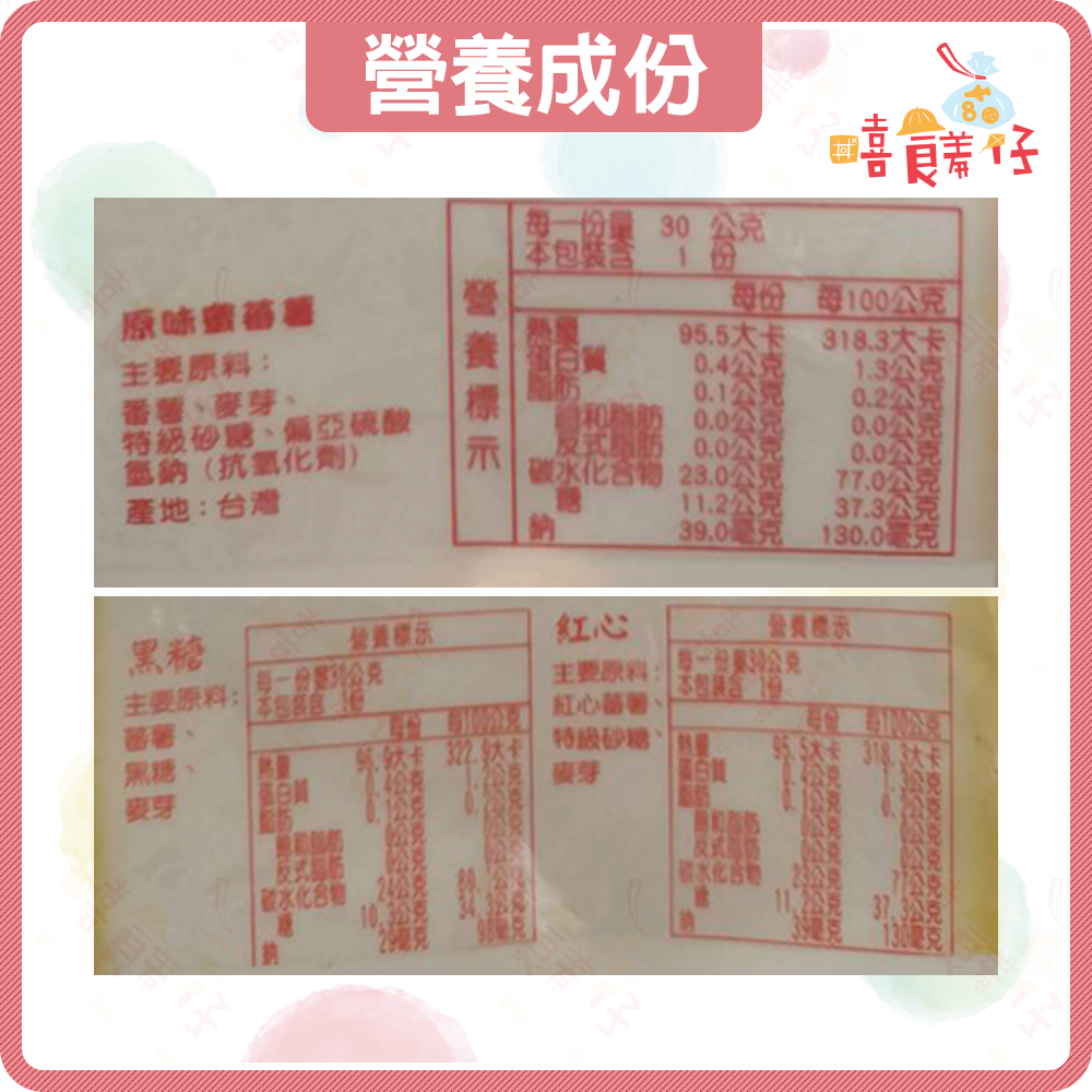 【嘻饈仔現貨】🍠古早味嘉美蜜番薯 原味/黑糖蜜地瓜 番薯糖 南投竹山地瓜製作 獨立隨手包 全素零食-細節圖6