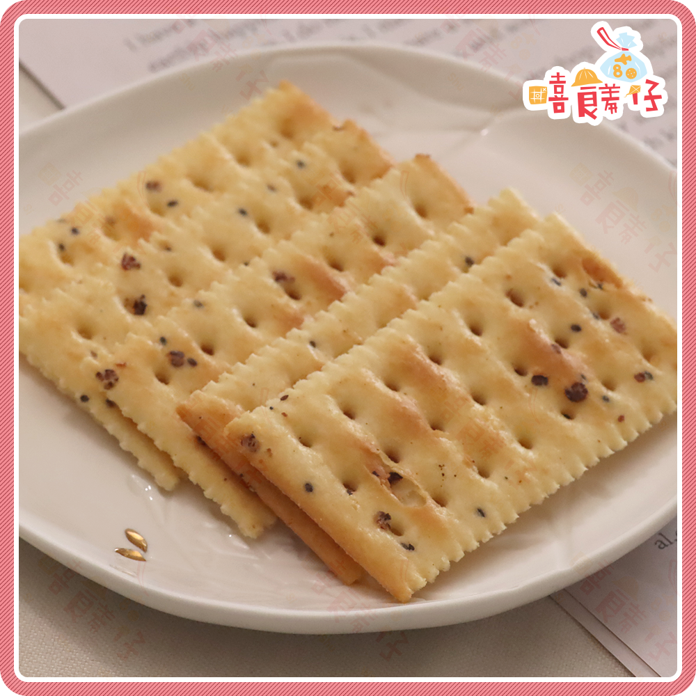 【嘻饈仔現貨】姬松茸藜麥奇亞籽蘇打餅乾 黑松露藜麥奇亞籽蘇打餅乾 單包裝 松露餅乾 馬來西亞製 零食-細節圖3