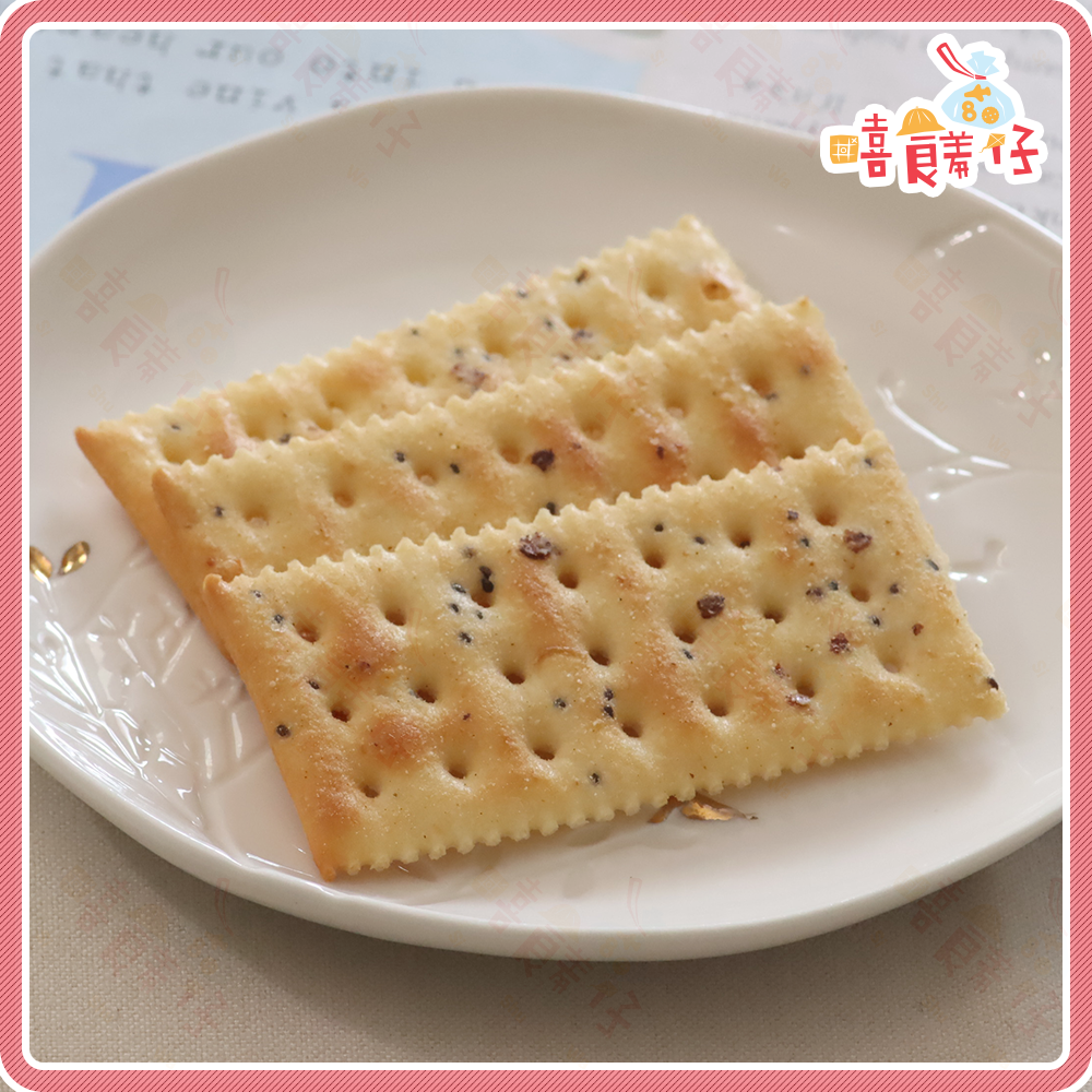 【嘻饈仔現貨】爆款熱銷團購零食 福伯 (黑松露/姬松茸/黃芥末)藜麥奇亞籽蘇打餅乾 獨立包裝 酥脆鹹香 辦公室下午茶-細節圖5