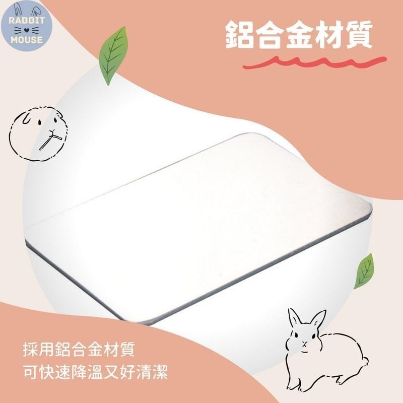 『現貨』小動物散熱板 小寵降溫板 降溫板 散熱板 降溫鋁板 小動物 降溫消暑 涼墊 散熱墊 小寵兔子龍貓倉鼠涼墊-細節圖4