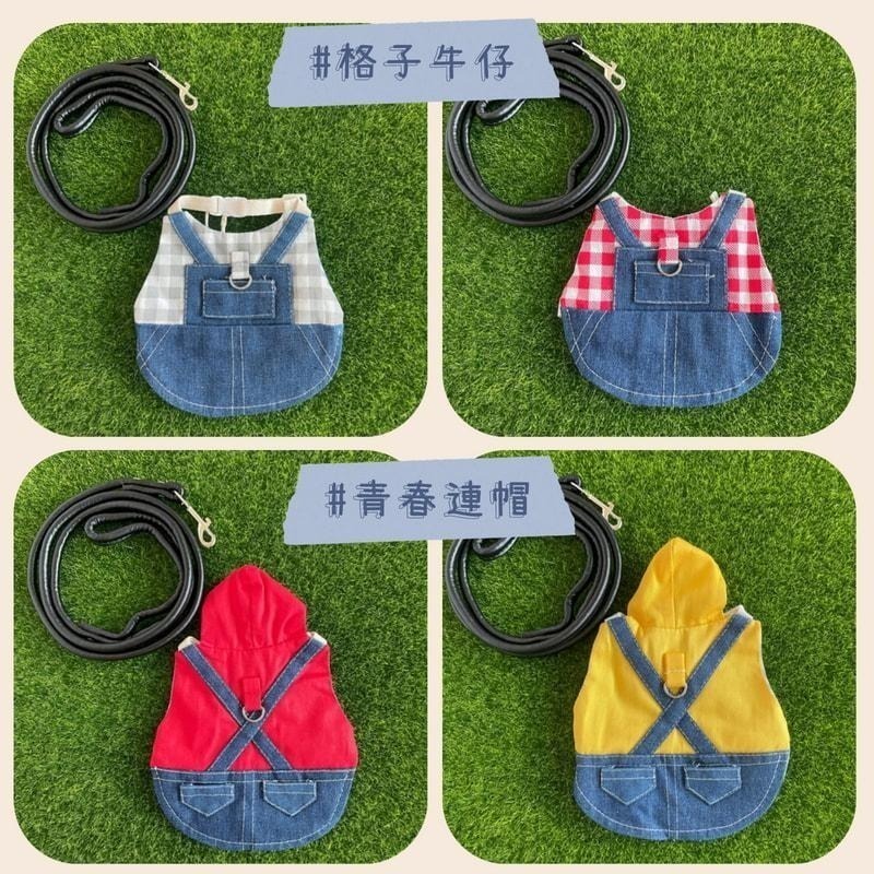 『現貨』兔子牽繩 兔子衣服 兔子外出 兔子牽引繩 兔子牽繩衣 兔子背帶 兔子用品 兔子胸背 寵物牽引繩 溜兔繩-細節圖5
