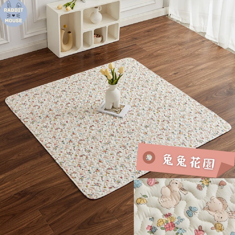 『現貨』兔子地墊 寵物地墊 放風墊 防滑棉質地墊 寵物布墊 狗狗地墊 兔子墊 兔用地墊 兔子用品 兔 放風 地墊-細節圖5