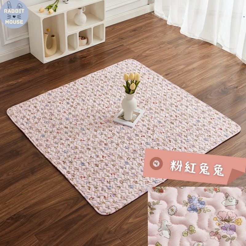 『現貨』兔子地墊 寵物地墊 放風墊 防滑棉質地墊 寵物布墊 狗狗地墊 兔子墊 兔用地墊 兔子用品 兔 放風 地墊-細節圖6