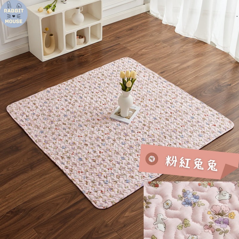 『現貨』兔子地墊 寵物地墊 放風墊 防滑棉質地墊 寵物布墊 狗狗地墊 兔子墊 兔用地墊 兔子用品 兔 放風 地墊-細節圖6