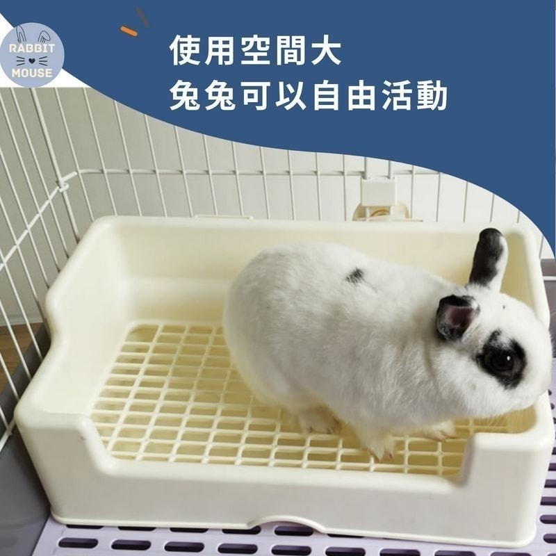 『現貨』兔子便盆 特大便盆 超大便盆 兔便盆 防咬便盆 可固定 大屁屁 不殘尿 防噴尿 不卡便 兔子用品 寵物便盆-細節圖5