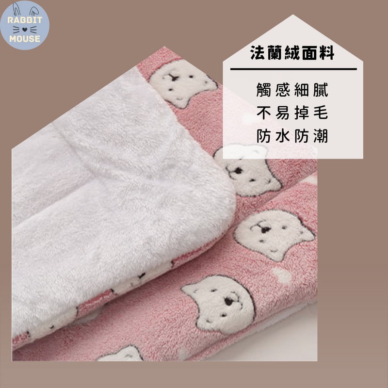 ✨暖心上市✨小寵保暖墊 兔子保暖毯 兔子用品 兔子睡墊 鼠窩 刺蝟  寵物保暖墊 法蘭絨寵物睡墊 寵物毛毯 寵物睡墊-細節圖2