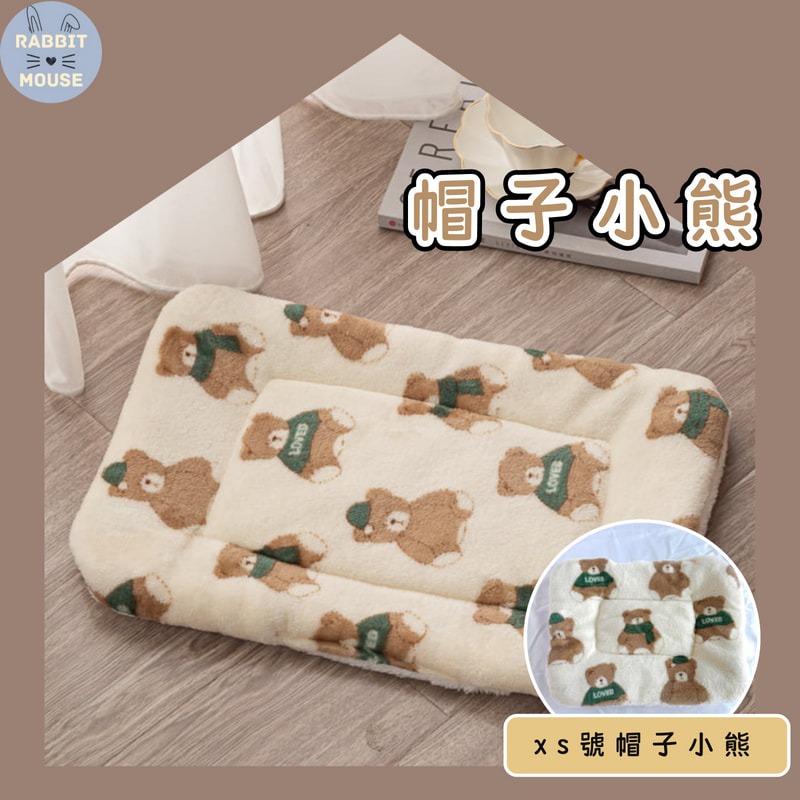 ✨暖心上市✨小寵保暖墊 兔子保暖毯 兔子用品 兔子睡墊 鼠窩 刺蝟  寵物保暖墊 法蘭絨寵物睡墊 寵物毛毯 寵物睡墊-細節圖10