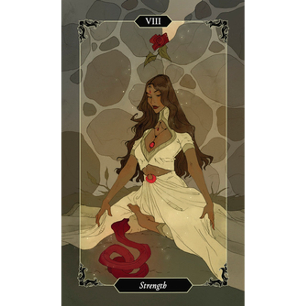 【預馨緣塔羅鋪】現貨正版幽暗森林塔羅 Dark Wood Tarot Mini Deck(迷你版)-細節圖2