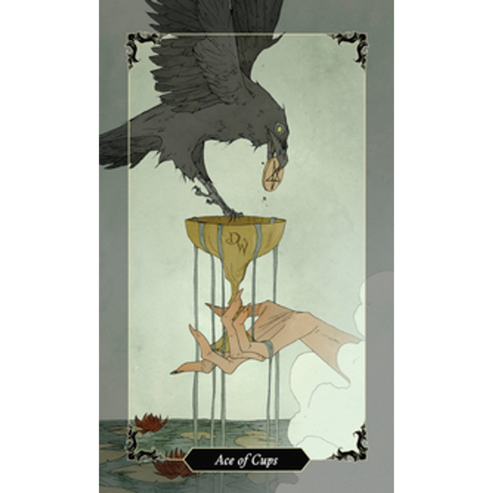 【預馨緣塔羅鋪】現貨正版幽暗森林塔羅 Dark Wood Tarot Mini Deck(迷你版)-細節圖3