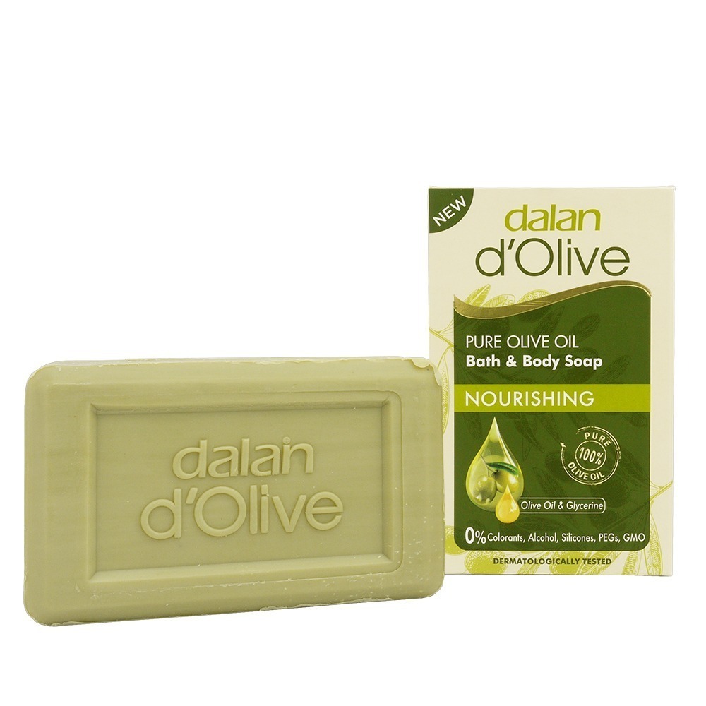 【土耳其DALAN】 D＇OLIVE 橄欖油護手霜60ml/身體乳/護足霜/橄欖皂/沐浴乳液態皂400ML-規格圖5