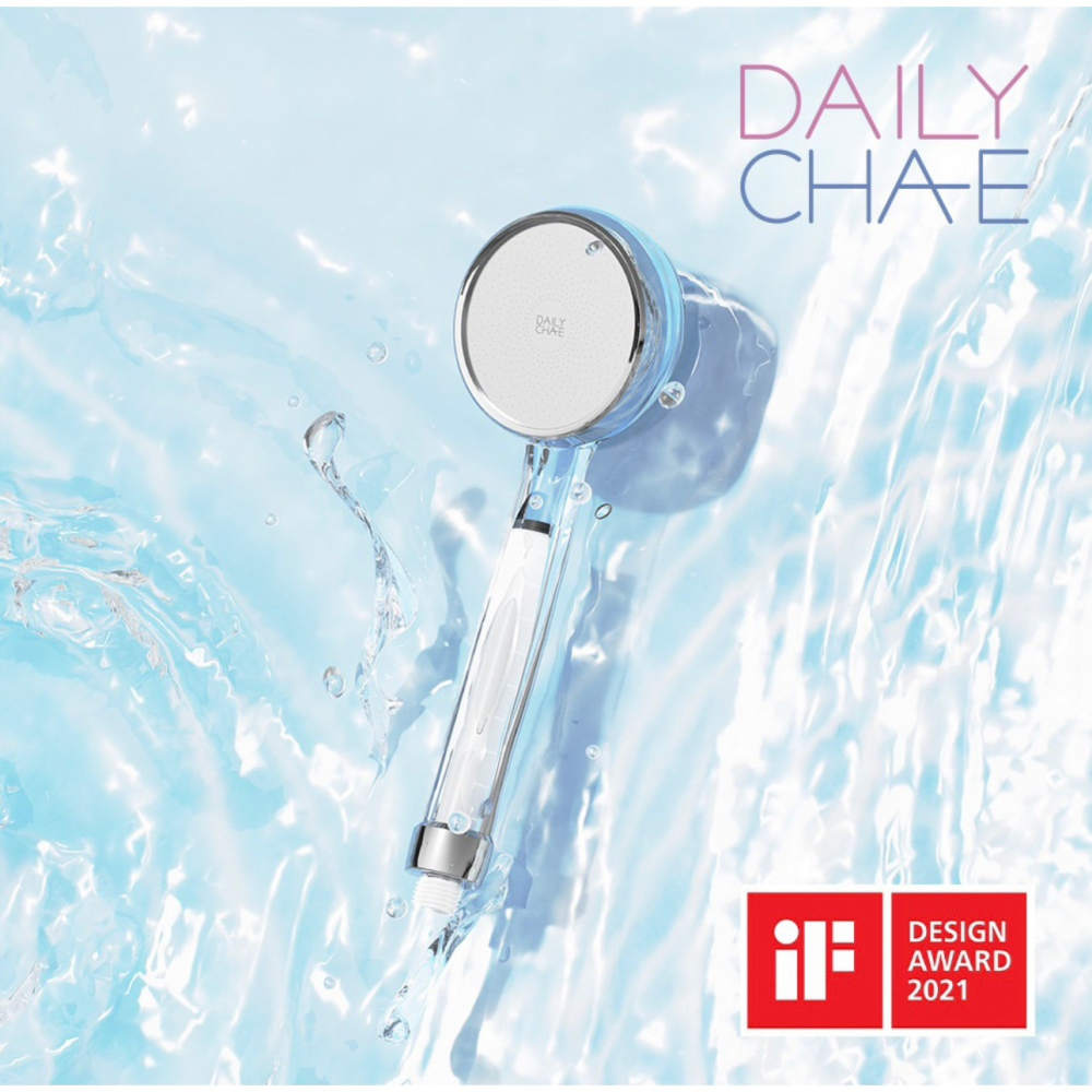 韓國熱銷【韓國 DailyCha-E 每日淨】 ACF濾菌除氯加壓蓮蓬頭(主體+手把濾芯1支+圓盤濾芯1個)除鏽過濾享-細節圖2