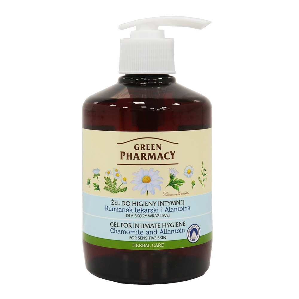 【波蘭Green Pharmacy】草本私密處清潔沐浴露300/370ml 蔓越莓/洋甘菊/茶樹/鼠尾草/金盞花-規格圖1