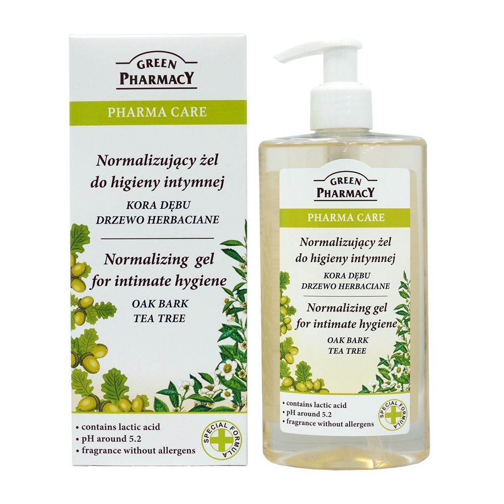 【波蘭Green Pharmacy】草本私密處清潔沐浴露300/370ml 蔓越莓/洋甘菊/茶樹/鼠尾草/金盞花-規格圖1