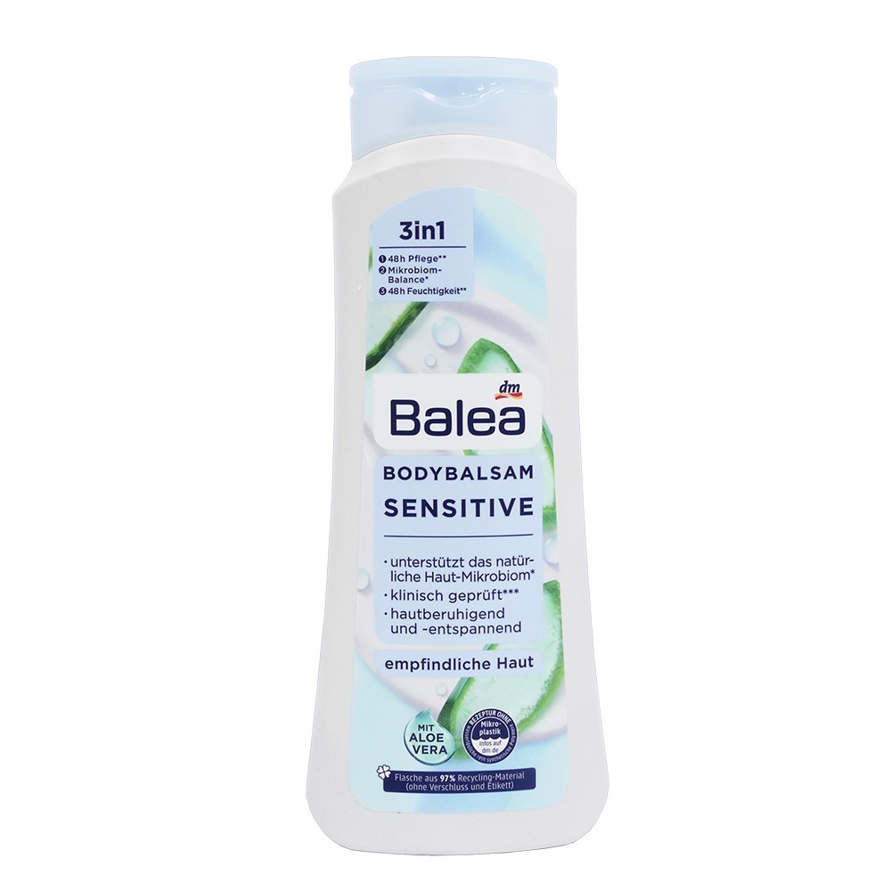 【德國DM balea】 三合一蘆薈保濕身體乳液400ml(改善乾燥/柔潤肌膚/保濕護膚)-細節圖3