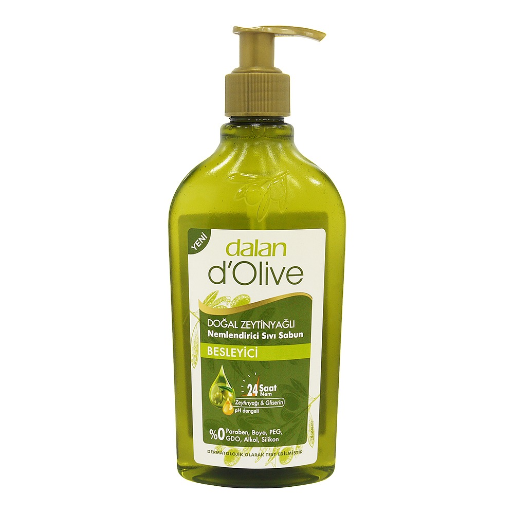 【土耳其DALAN】 D＇OLIVE 橄欖油沐浴乳400ml/滋養霜60ml身體乳護手霜液體皂-規格圖7