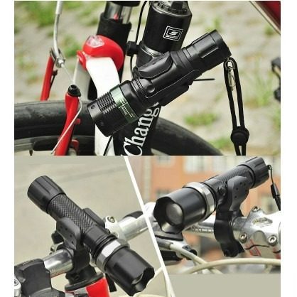 自行車燈夾 手電筒燈架 腳踏車燈座 A型燈夾 登山車燈架 手電筒固定架🌞小張購物🌞-細節圖7