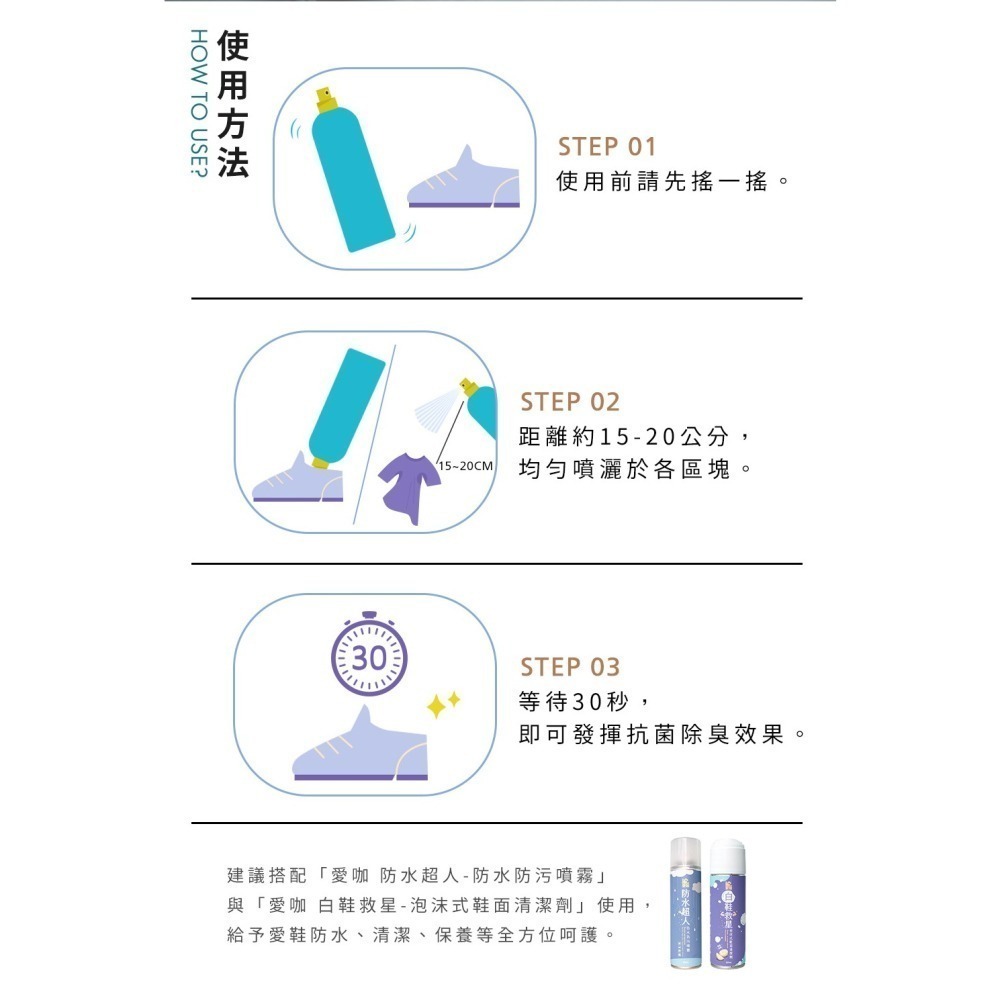 【富發牌】愛咖臭腳掰-鞋內除臭劑 綠茶薄荷 220ml 鞋子除臭噴霧 除臭噴霧 球鞋去味 除鞋臭 鞋用除臭噴霧 鞋類除臭-細節圖9