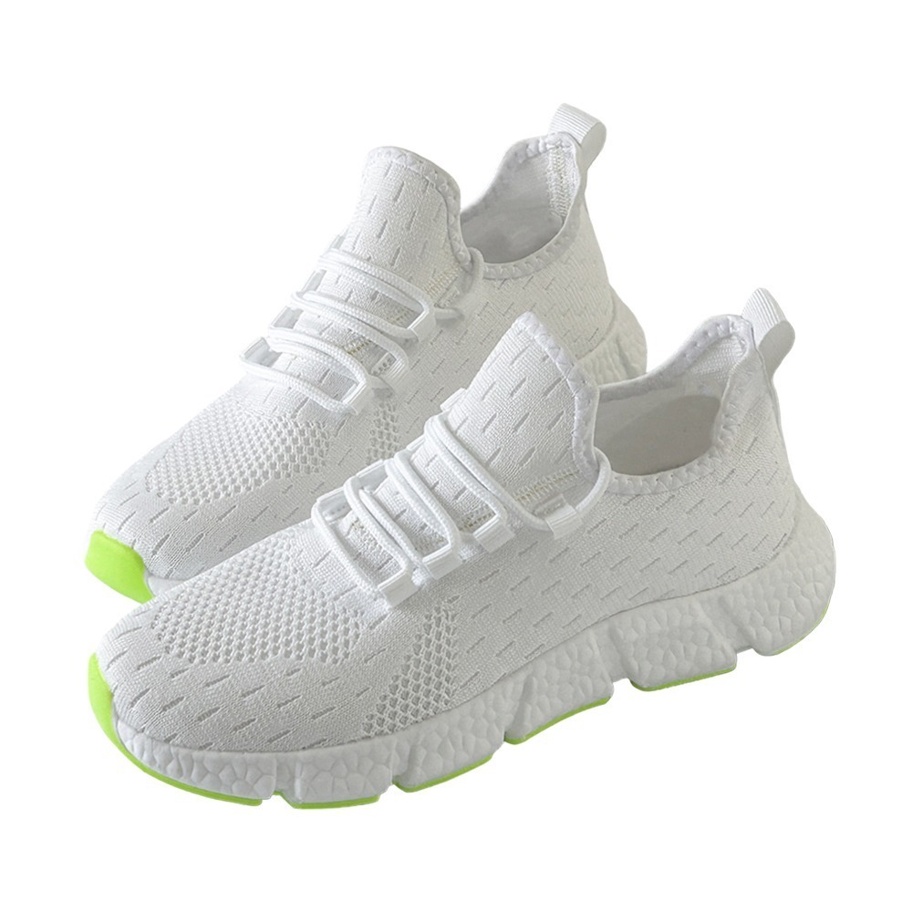 【富發牌】流線飛織輕盈男女休閒鞋-黑/白 1AL009 2AL009 女鞋 運動鞋 慢跑鞋 休閒鞋 富發牌休閒鞋 富發-細節圖2