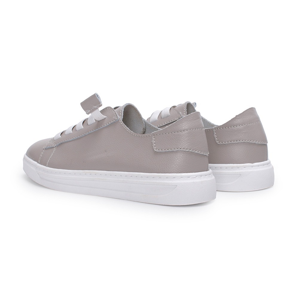 【富發牌】真皮鬆緊鞋帶休閒鞋-黑/米/灰 8071L 女鞋 休閒鞋 真皮鞋 真皮休閒鞋 富發牌休閒鞋 平底鞋 免綁鞋帶-細節圖6