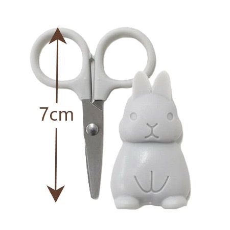 🐣 磁吸小剪刀 磁吸收納 剪刀 冰箱磁鐵 長尾山雀 飛鼠 兔子-細節圖2