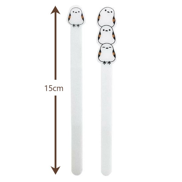 束線帶🐣長尾山雀 魔鬼氈 束帶 束線帶 集線器 收納綁帶-細節圖2