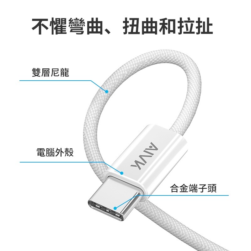 I15充電線 Type C To Type C 適用於蘋果充電線 快充線 type c pd 快充線 傳輸線-細節圖8