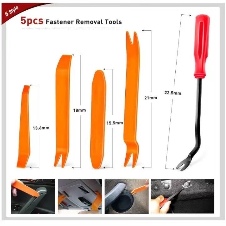 725Pcs汽車鈕扣螺絲 車用卡扣膠釘 內飾板扣 前後保險卡扣螺絲 內飾板塑膠扣 汽車固定夾 保險桿塑膠扣-細節圖6