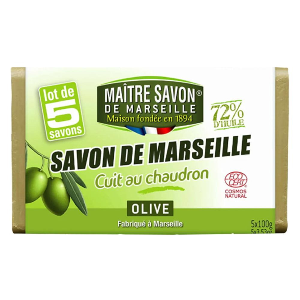 法國MAITRE SAVON 玫翠思 橄欖馬賽皂 (100g/5入)-細節圖2