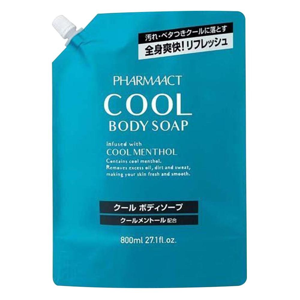 日本 熊野 Kumano pharmaact cool 清涼沐浴露 550ml-細節圖2