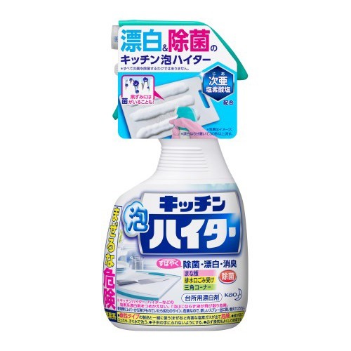 【限時購】日本 花王 廚房 泡沫 除菌 漂白 清潔劑 400ml-規格圖3
