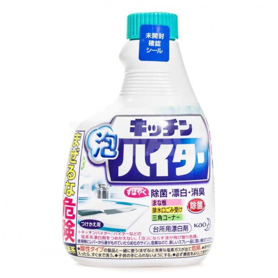 【限時購】日本 花王 廚房 泡沫 除菌 漂白 清潔劑 400ml-規格圖3