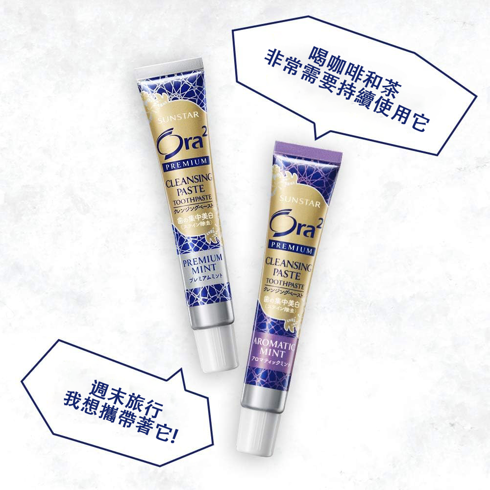 日本 SUNSTAR 三詩達 Ora2 極緻璀璨亮白護理牙膏 17g-細節圖4