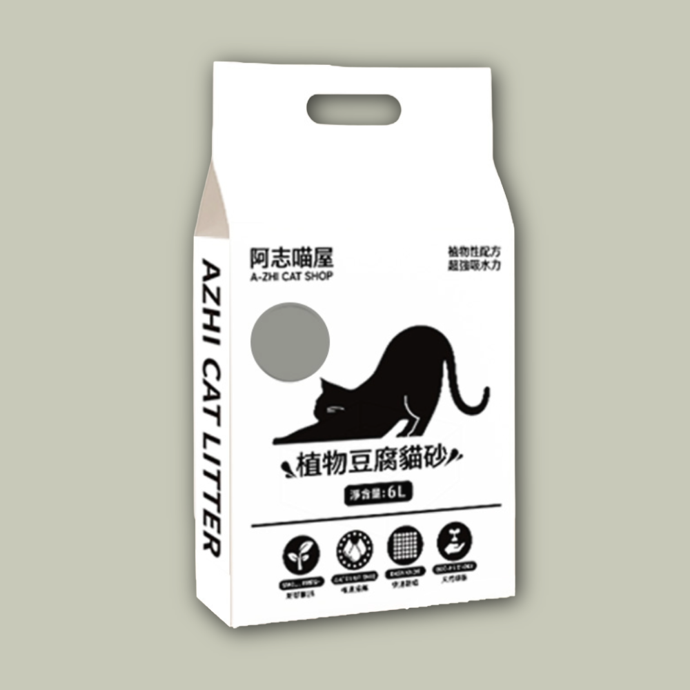 【限時購】台灣製 輕植系貓砂 豆腐貓砂 原味 綠茶 竹炭 2KG (2入/組)-細節圖6