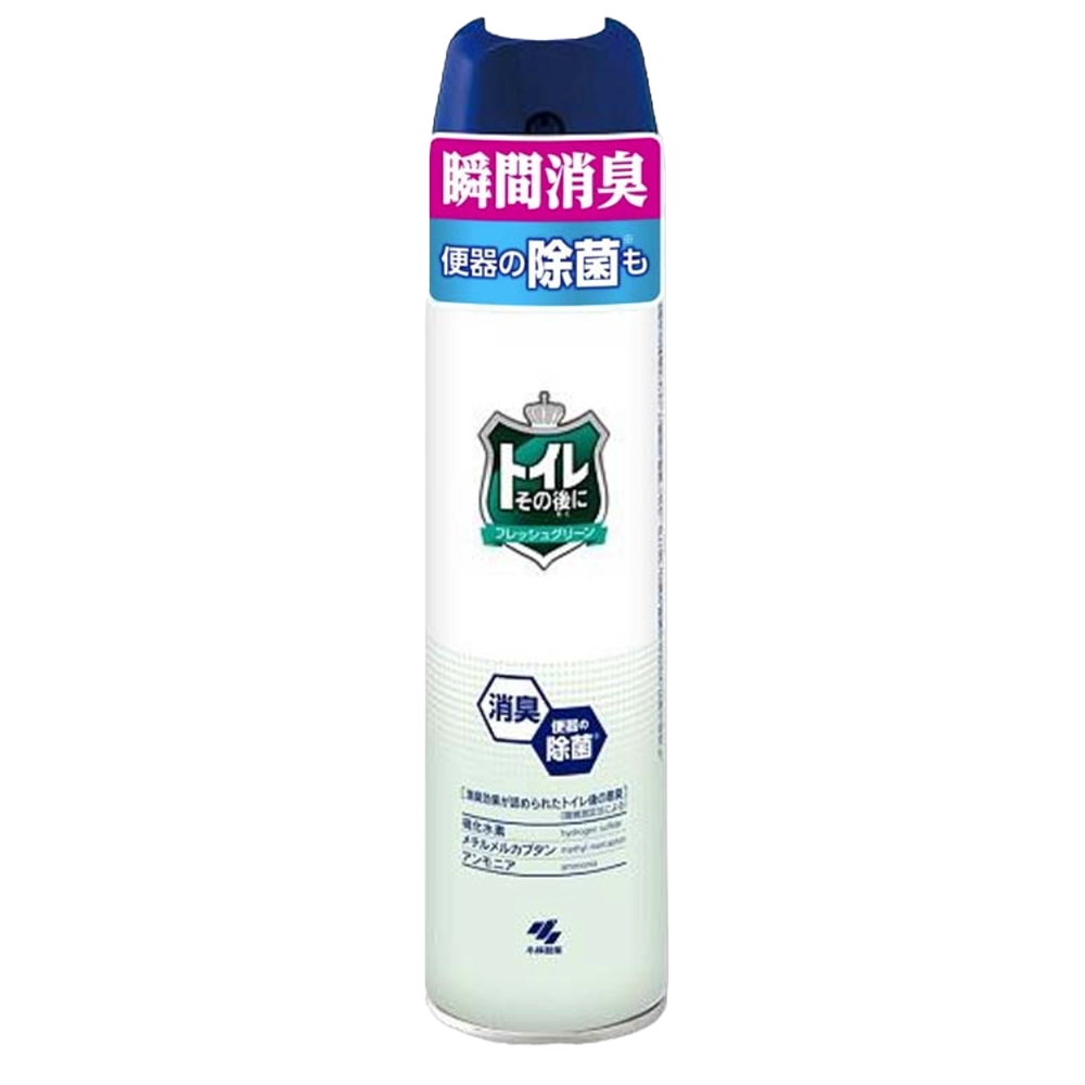 日本 小林製藥 浴廁消臭噴霧 280ml 便臭專用 黑 木質香  芳香消臭 除臭 廁所 馬桶 浴室 異味-規格圖10