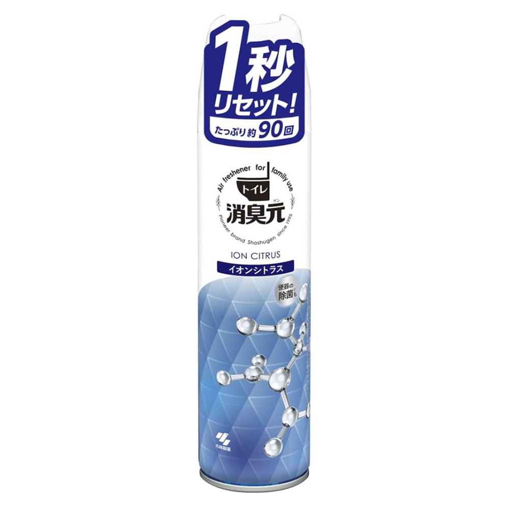 日本 小林製藥 浴廁消臭噴霧 280ml 便臭專用 黑 木質香  芳香消臭 除臭 廁所 馬桶 浴室 異味-規格圖10