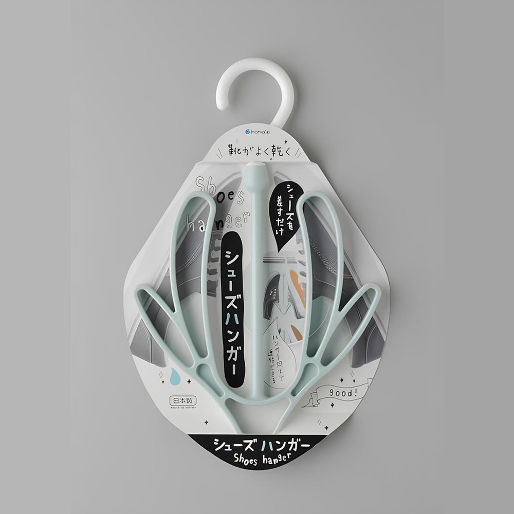 INOMATA 曬鞋架 (綠)