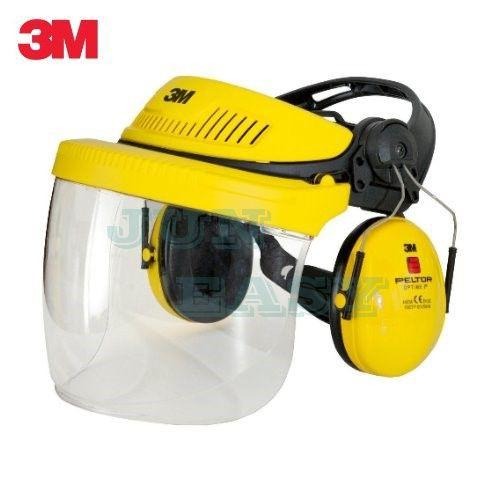 附發票 3M G500面罩耳罩組 防飛濺 防護面罩 臉部與聽力同時防護 木工、除草作業《JUN EASY》-細節圖2