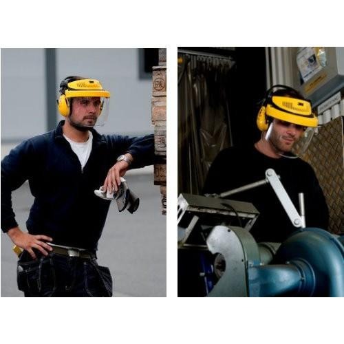 附發票 3M G500面罩耳罩組 防飛濺 防護面罩 臉部與聽力同時防護 木工、除草作業《JUN EASY》-細節圖4