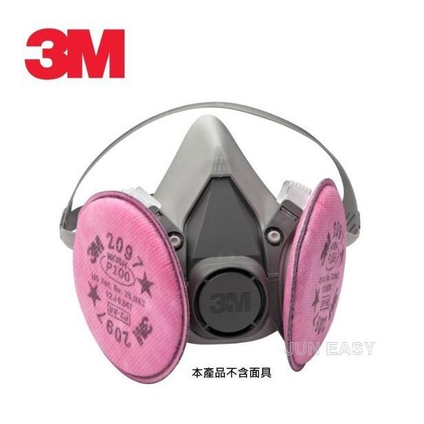 3M 2097 P100有機氣體異味濾棉 過濾粉塵 《JUN EASY》-細節圖2