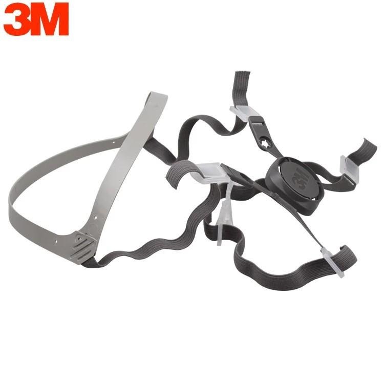 附發票 3M 6281防毒面具鬆緊頭帶 6200半面式防毒面具使用配件 一個-細節圖2