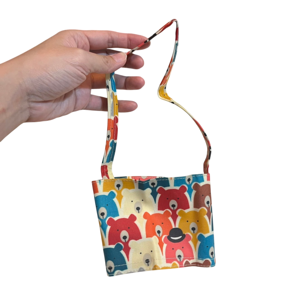 ❮全新❯ TAIPEI 台北手作 環保杯袋 飲料袋 手腕包 提袋 購物袋 單杯袋 單杯提袋 水壺袋 杯套 杯袋 杯帶-細節圖5