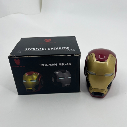 ❮全新❯ IRONMAN 鋼鐵人 MK46 頭盔 藍牙喇叭 音響 無線藍芽喇叭 USB LED 音響喇叭 音箱