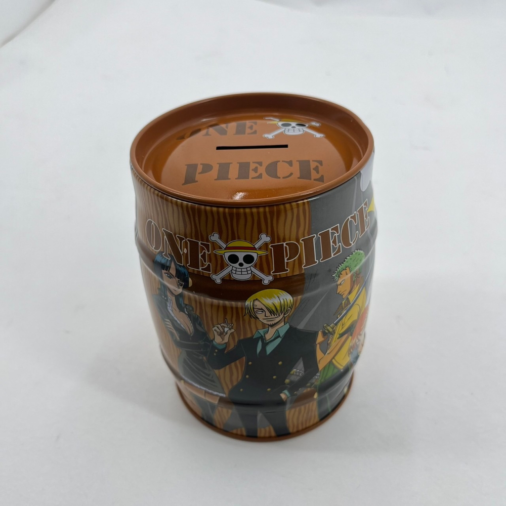 ❮二手❯ 日本 ONE PIECE 航海王 海賊王 日本帶回 鐵罐 存錢筒 存錢桶 存錢 撲滿 儲蓄 零錢罐 零錢桶-細節圖7