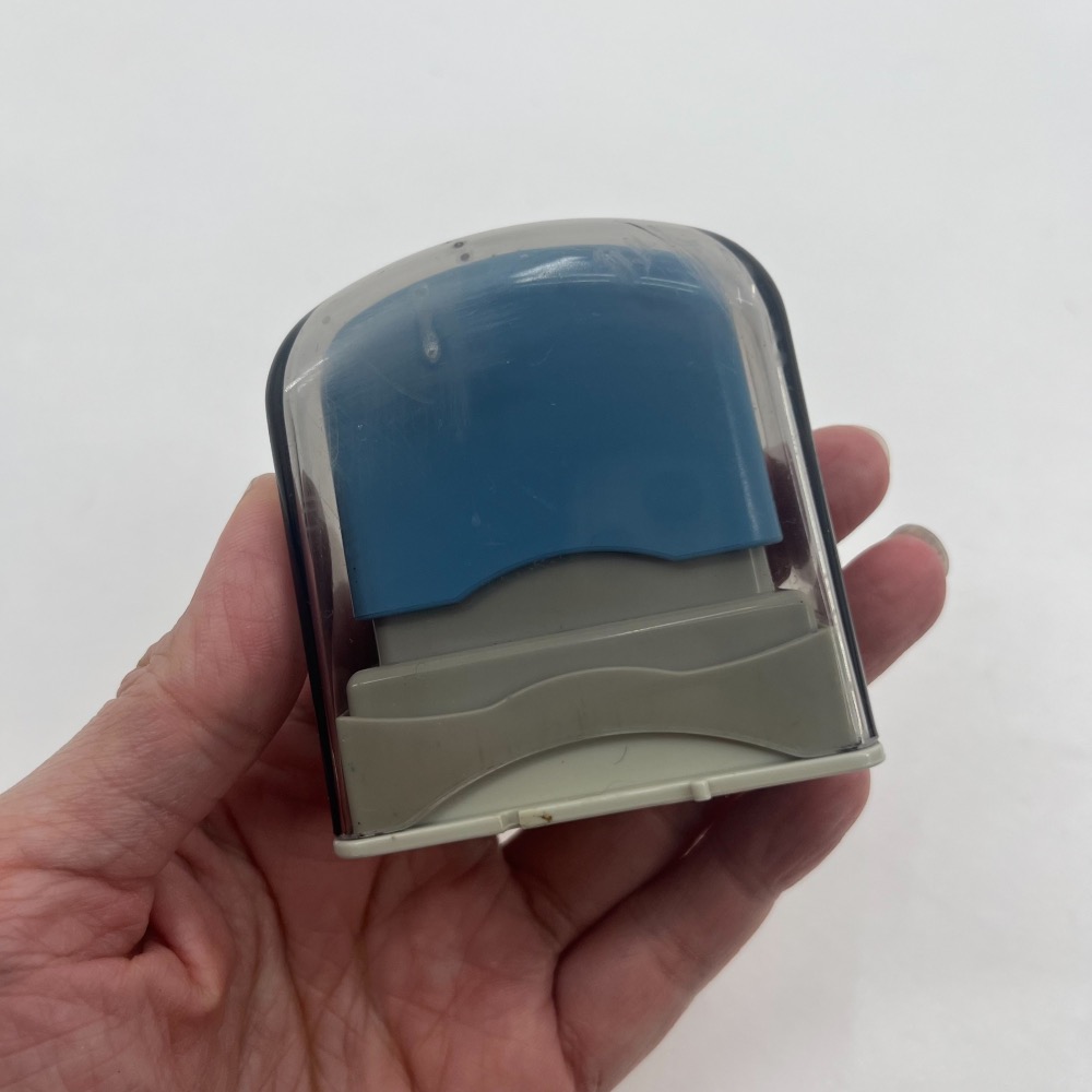 ❮二手❯ OFESE 歐菲士 TA021 如意印 付訖 藍盒 付PAID訖 歐菲士如意印 1X3.6cm 印章 印臺-細節圖4