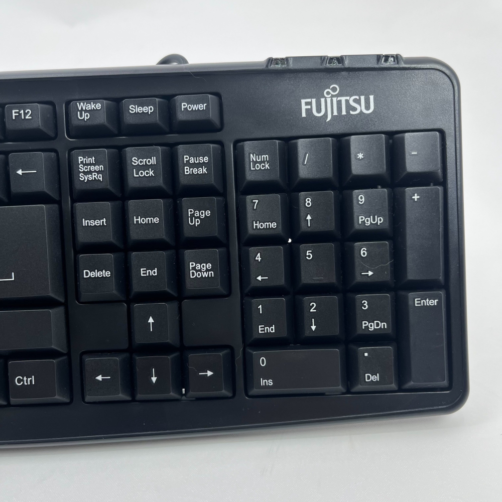 ❮二手❯ 日本 FUJITSU 富士通 USB有線鍵盤 HDKBD0017B-01 USB Wired keyboard-細節圖4